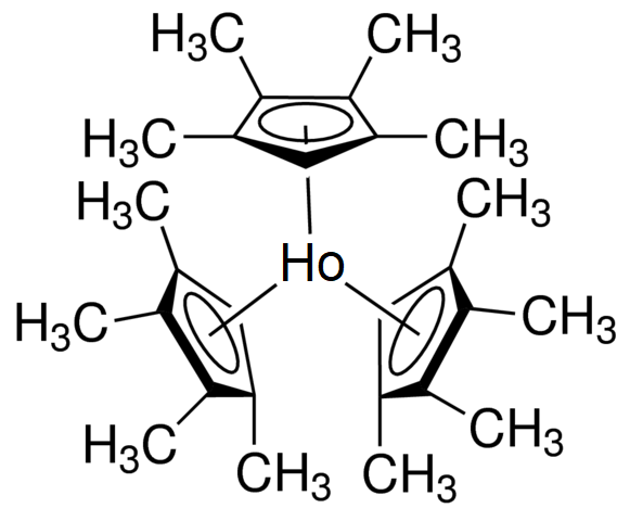 Tris(tetramethylcyclopentadienyl)holmium(III) Chemical Structure